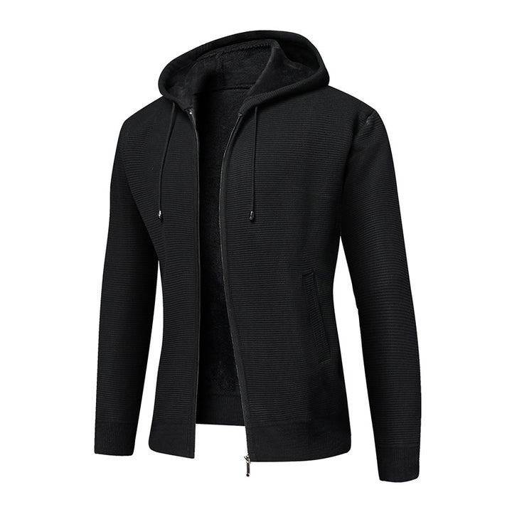 Hooded jacket for men, lined, offering great comfort and a clever design Lune London