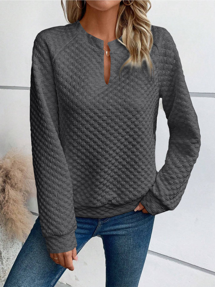 Women's sweatshirt with textured design Lune London