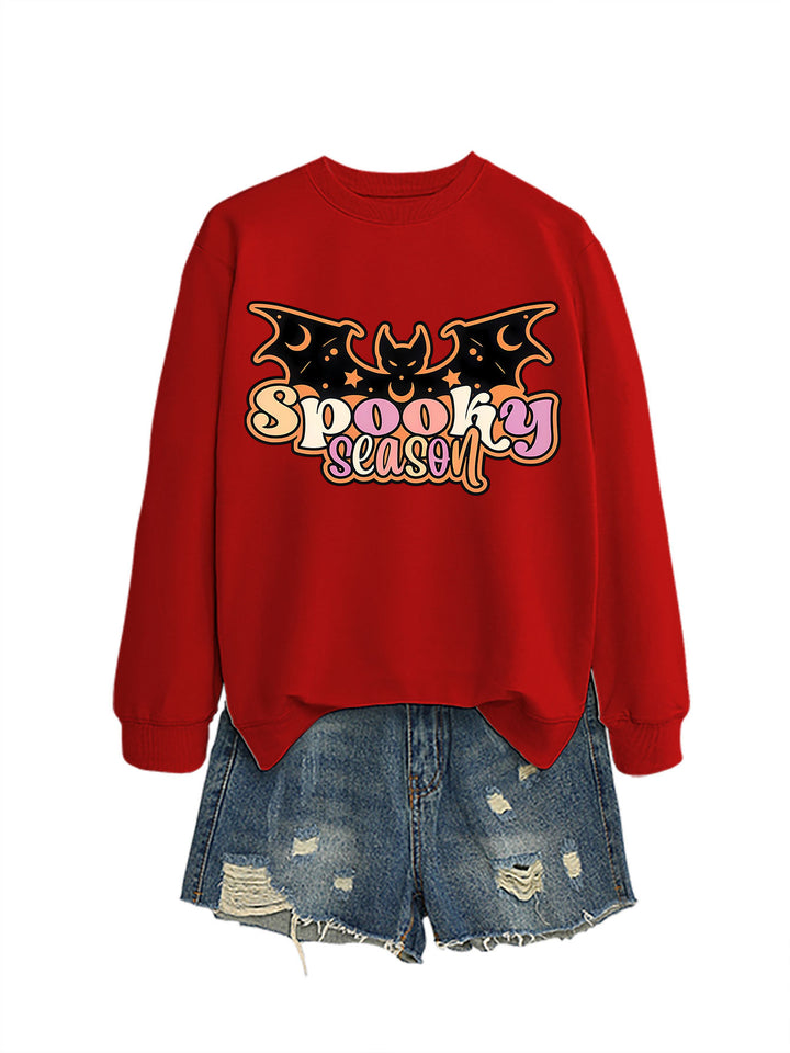 Sweatshirt pour femmes avec design créatif d'Halloween Chic & Stil