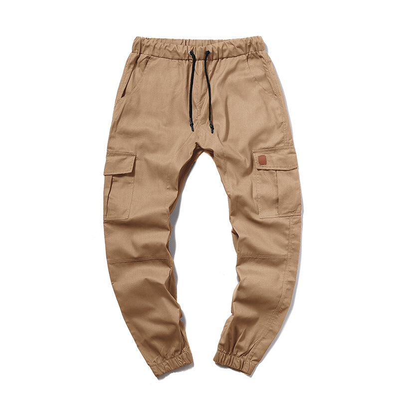 Men's cargo pants with elastic waist and practical pockets Lune London