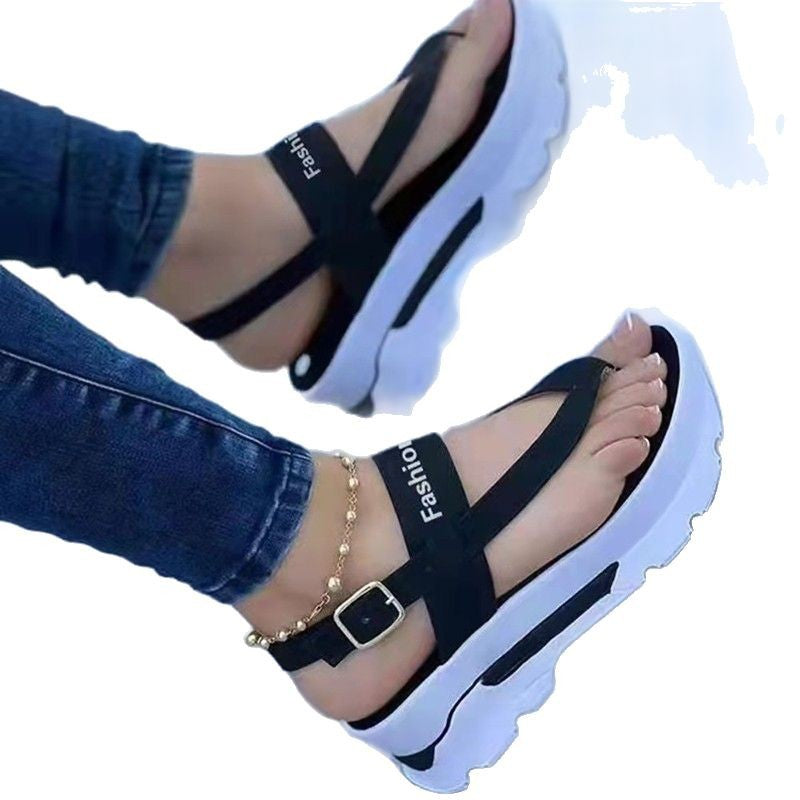Ladies Trendy Platform Sandals Lune London