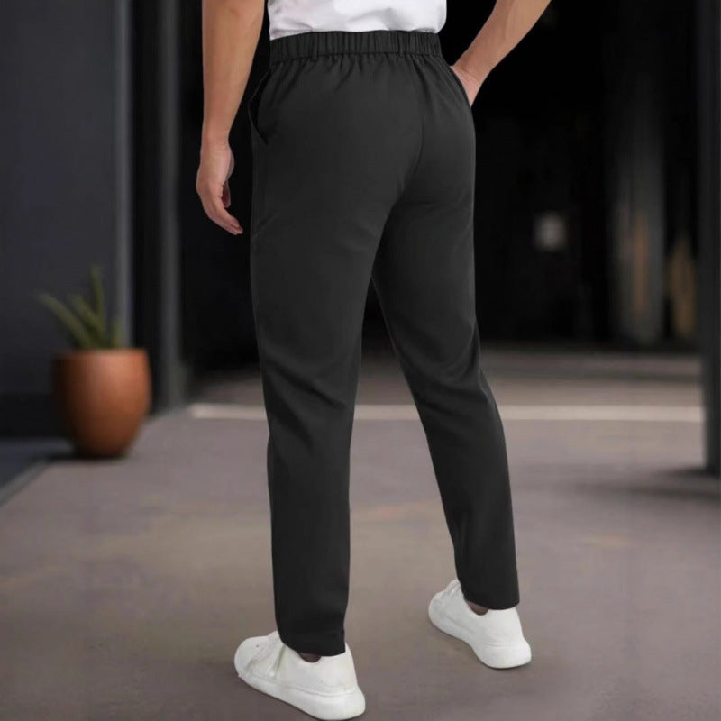 Stylish slim-fit dress pants for men with pleated design Lune London