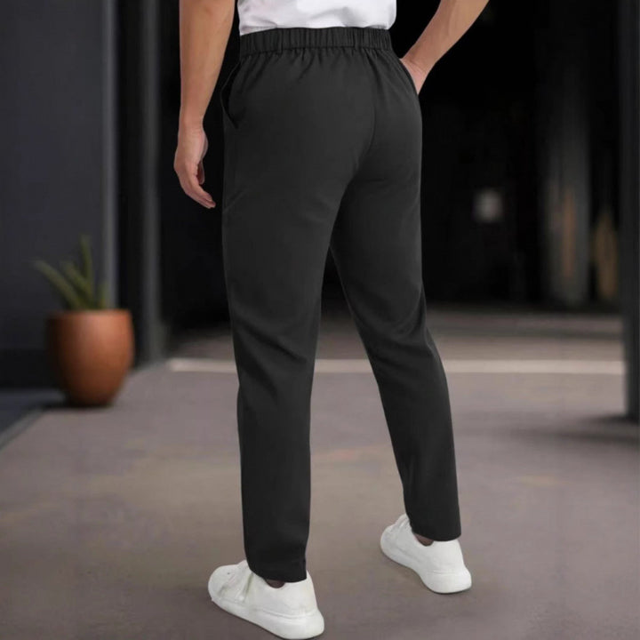 Stylish slim-fit dress pants for men with pleated design Lune London