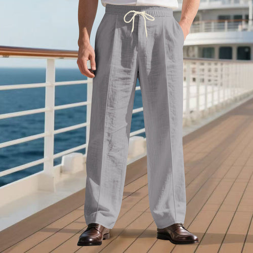 Men's elegant casual pants with adjustable waistband Lune London