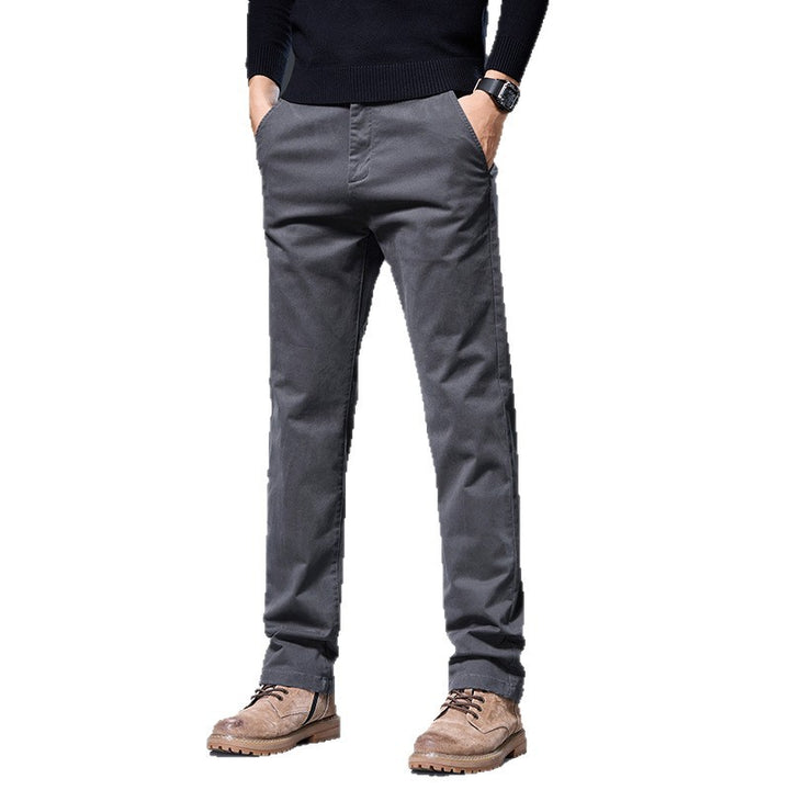 Comfortable chino pants for men with practical side pockets Lune London