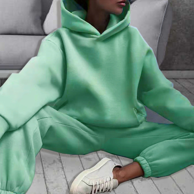 Chic and Stylish comfortable hoodie and jogging pants set for ladies