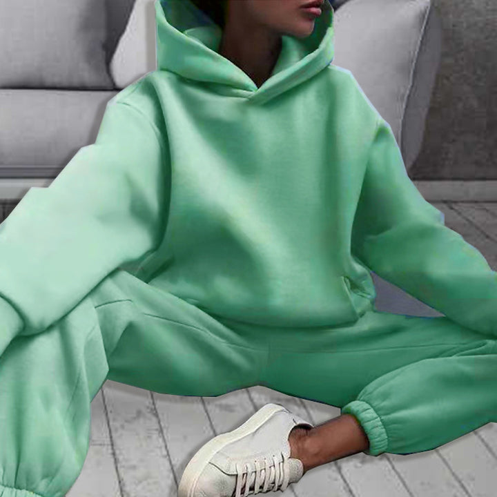 Chic and Stylish comfortable hoodie and jogging pants set for ladies