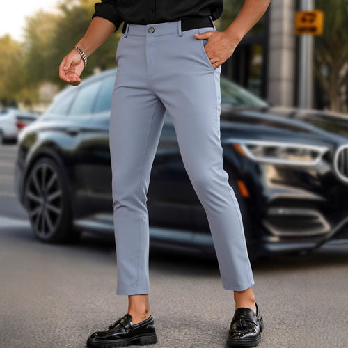 Modern Slim-Fit Trousers for Men with a stylish cut and high-quality fabric Lune London