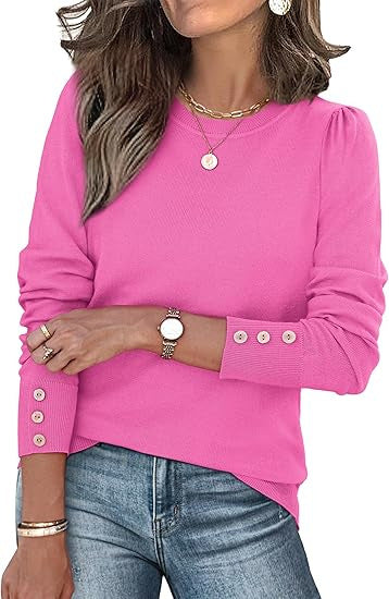 Pull de loisirs pour femmes avec détails en boutons Chic & Stil