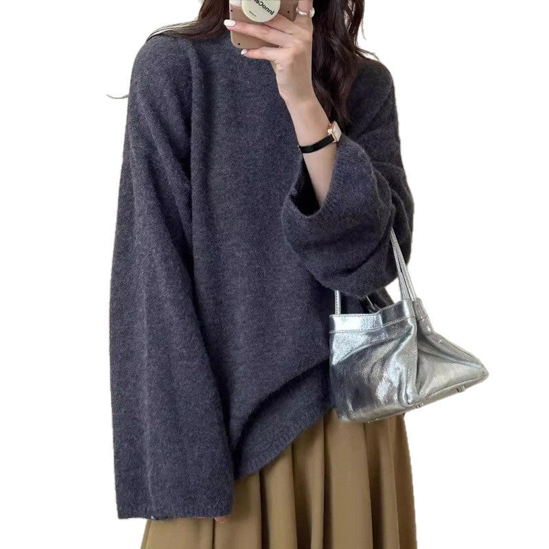 Pull en tricot surdimensionné pour femmes avec coupe large et matériau fin Chic & Stil