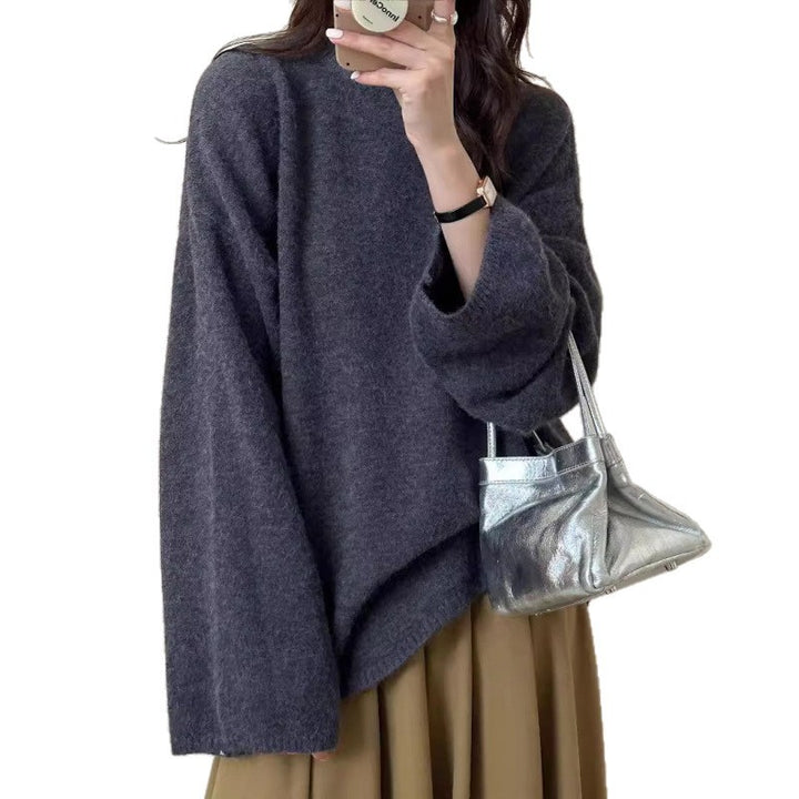 Pull en tricot surdimensionné pour femmes avec coupe large et matériau fin Chic & Stil