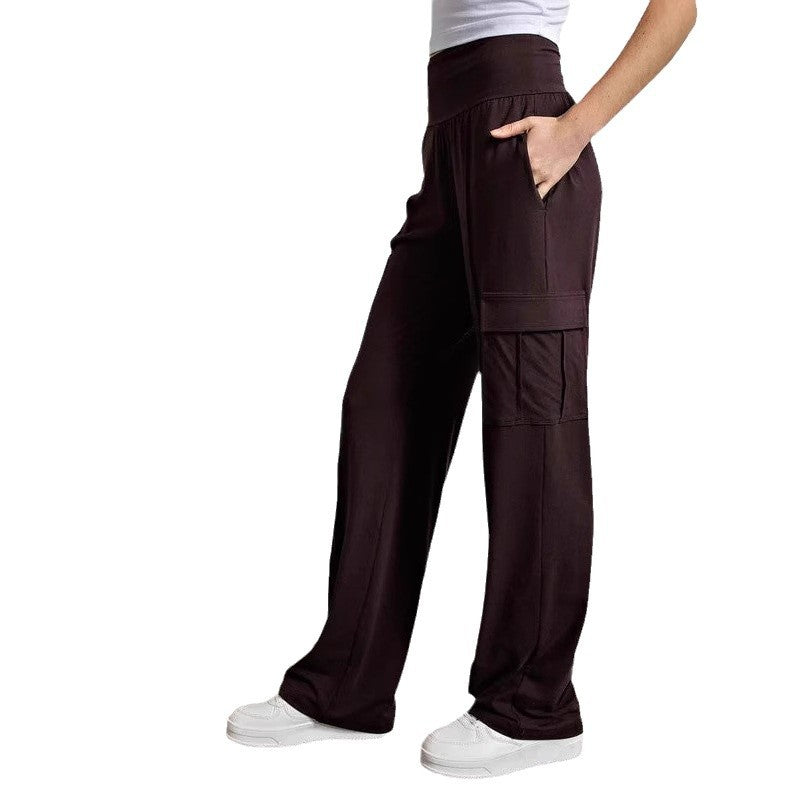 High waist cargo pants for women with convenient pockets Lune London