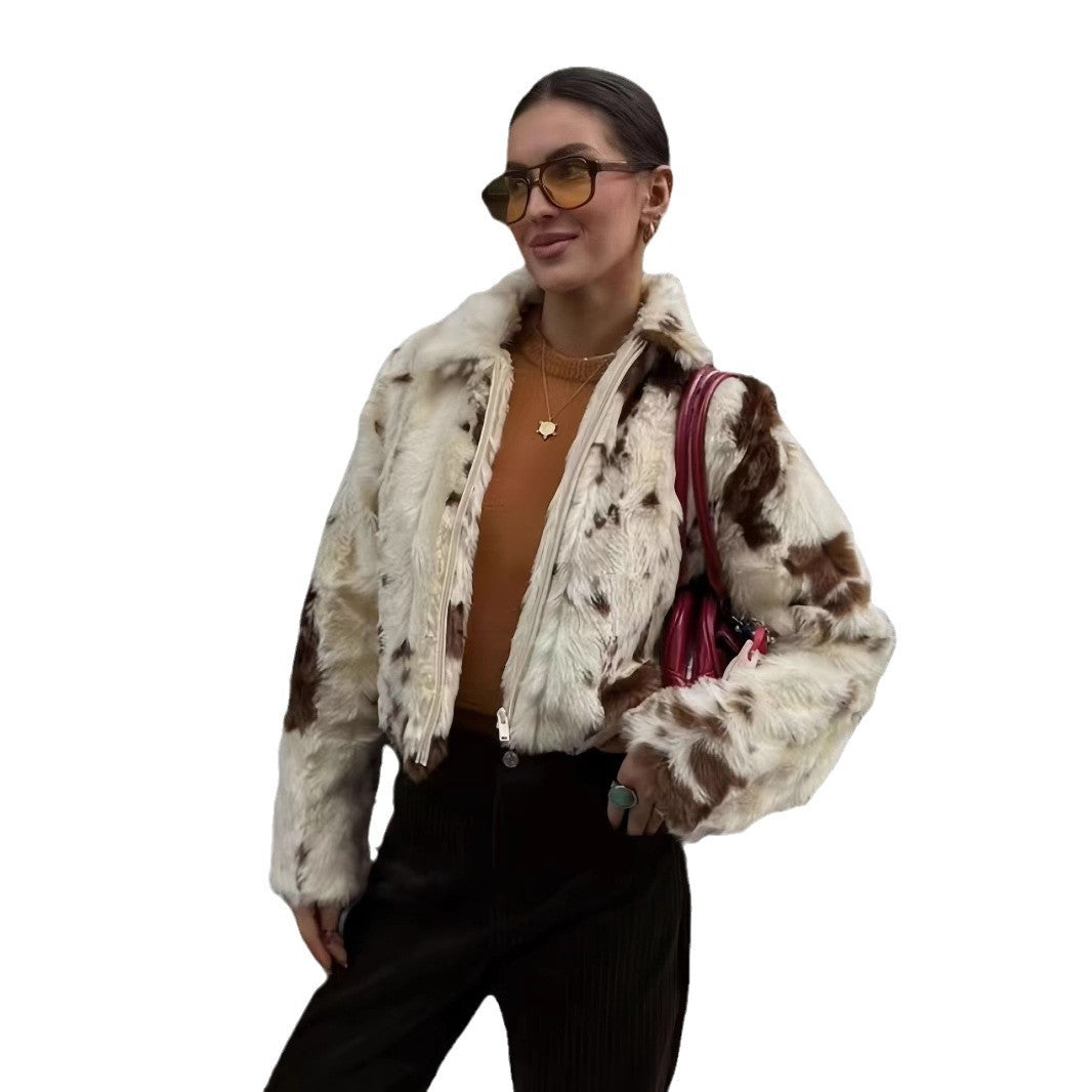 Faux fur jacket for women, elegant and durable Lune London