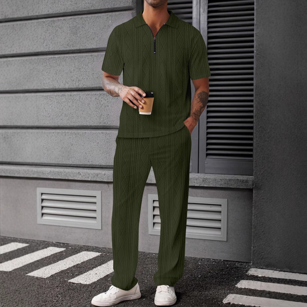 Men's chic knit polo set Lune London