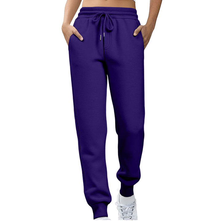 Women Relaxed Fit Sweatpants with Elastic Waistband and Side Pockets Chic & Stil