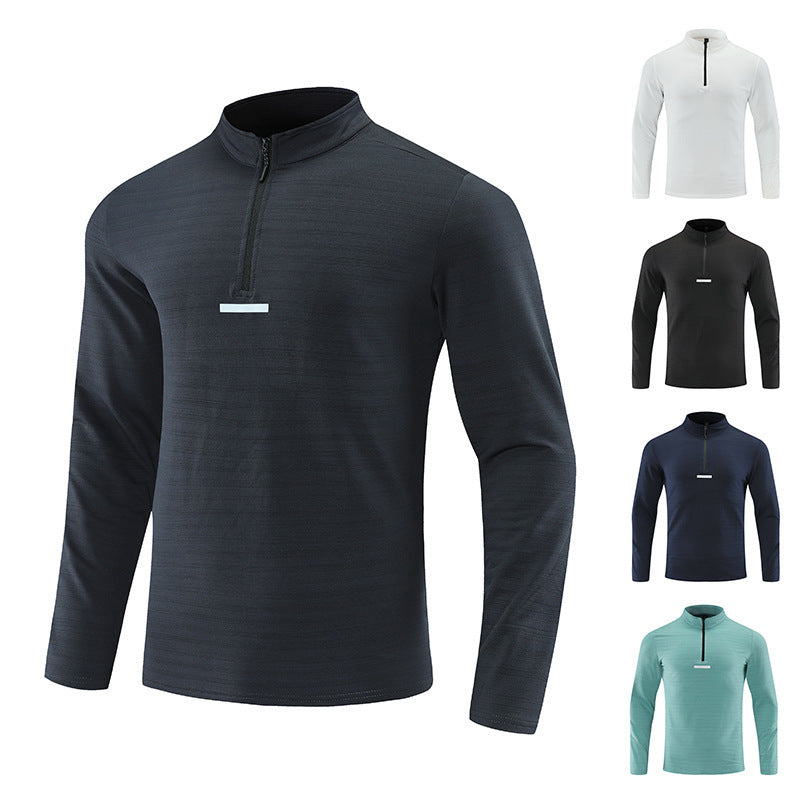 Functional pullover for women with high collar and half-zip Lune London