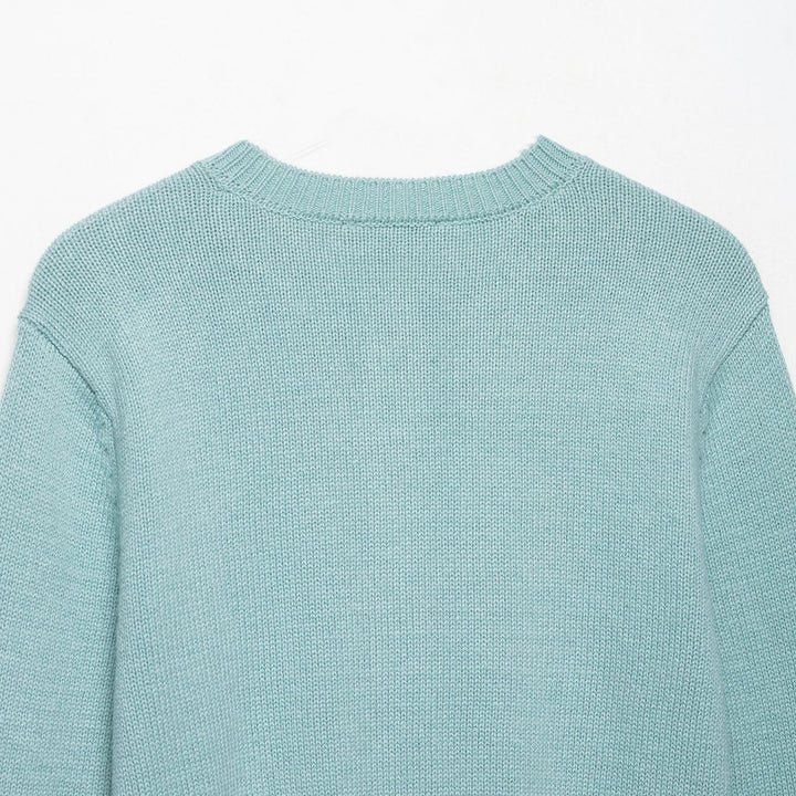 Fine knit cardigan for women with round neckline Lune London