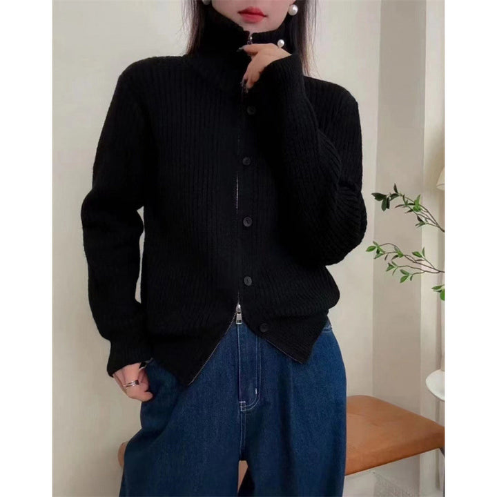 Pull en maille côtelée de haute qualité pour femmes avec design élégant Chic & Stil