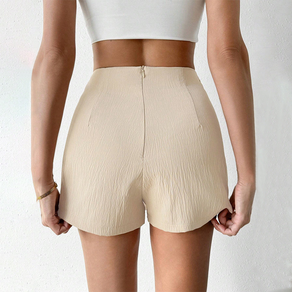 Jupe portefeuille imprimée pour femmes avec cordon de serrage ajustable Chic & Stil