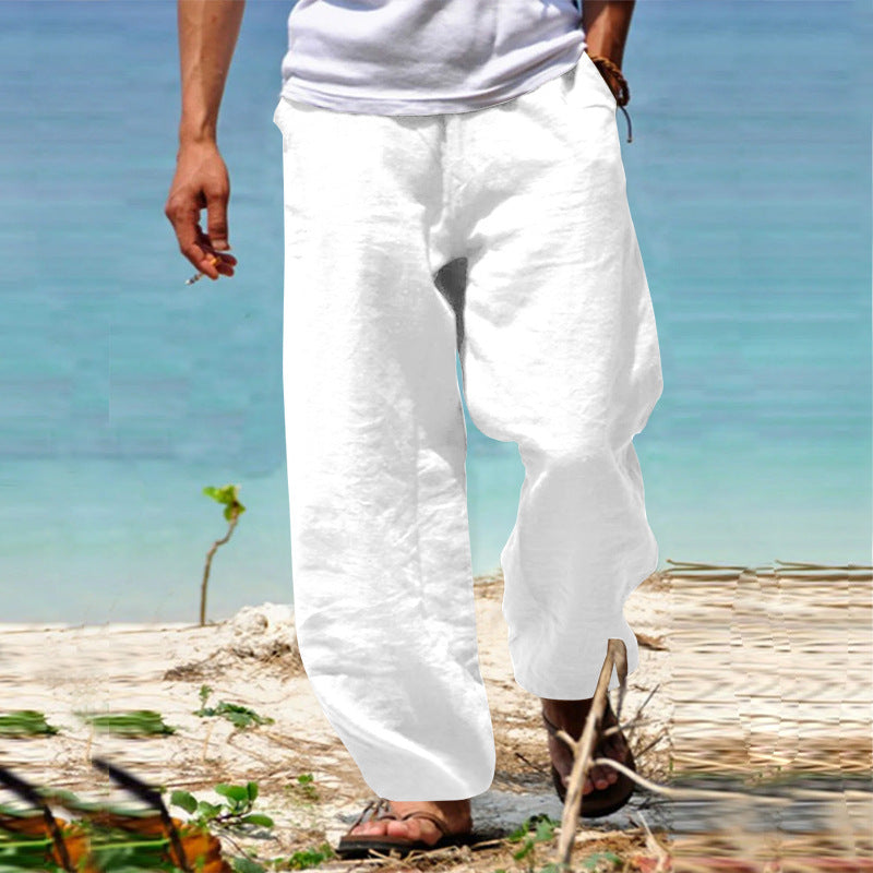 Light linen trousers for men Lune London