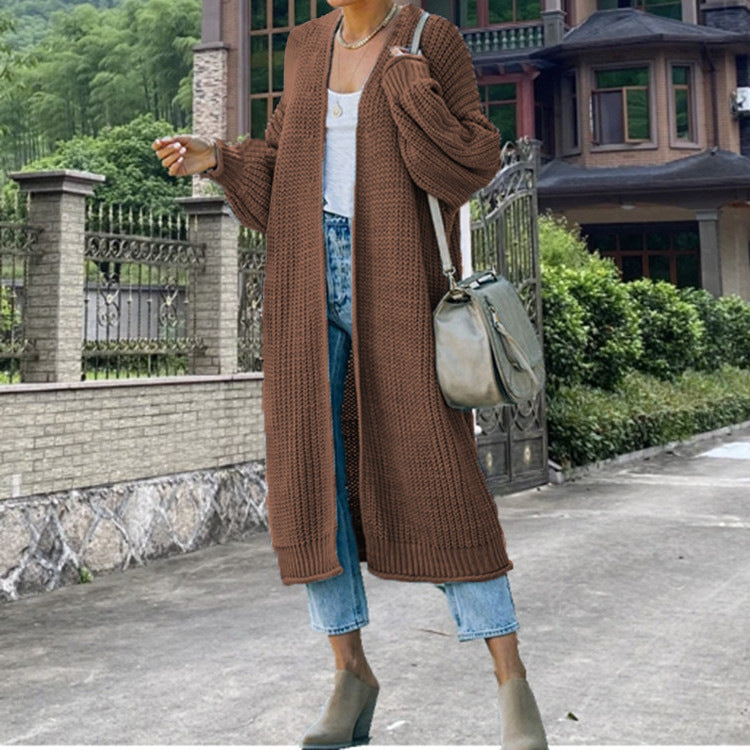 Women's knit coat with wide sleeves and an elegant structure Lune London