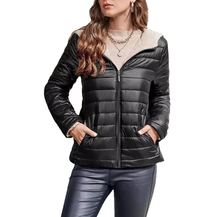 Ladies lightweight and warm down jacket Lune London