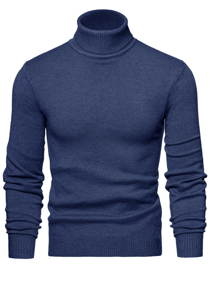 Timeless turtleneck sweater for men in soft wool Lune London