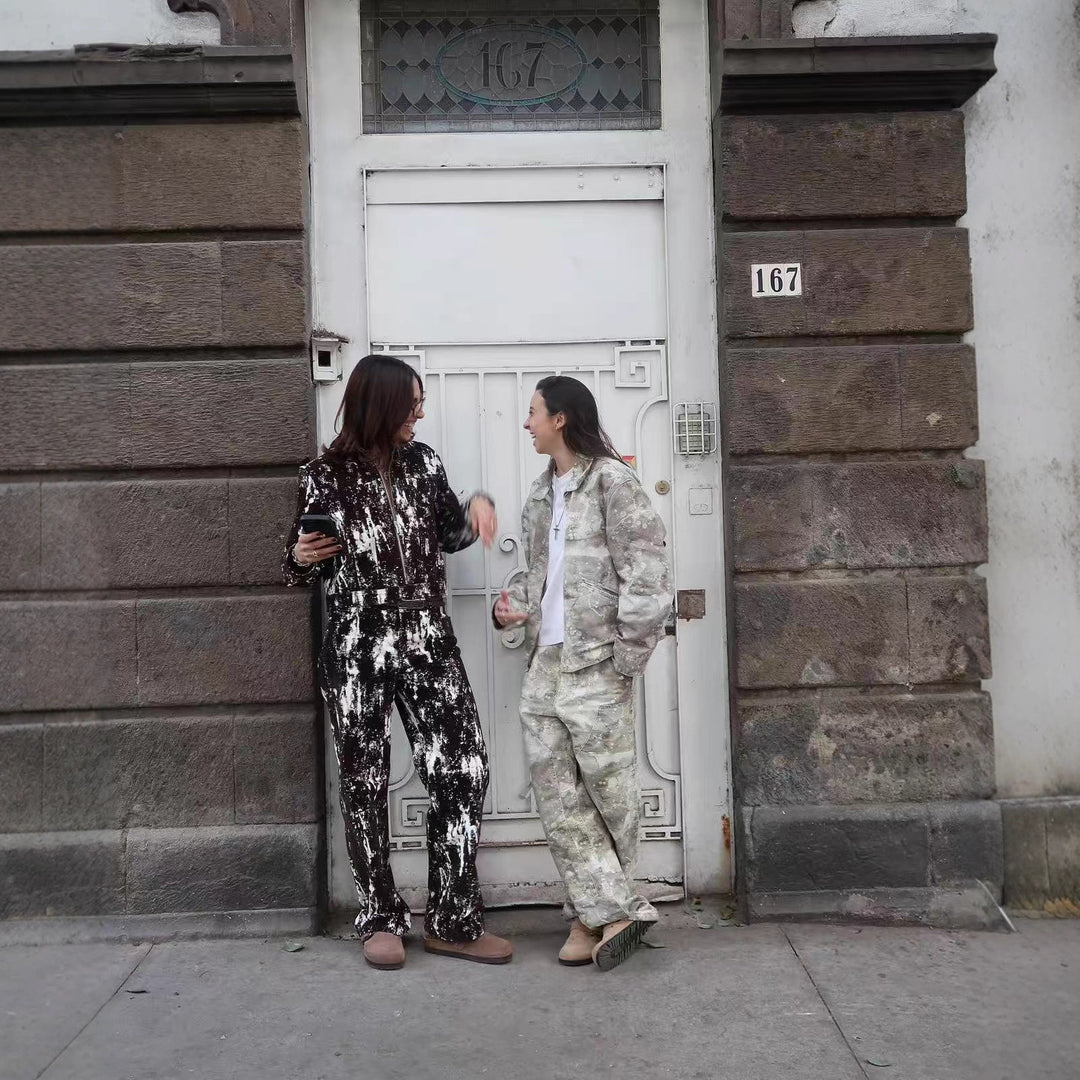 Pantalons cargo pour femmes avec design de couleur unique et poches pratiques Chic & Stil