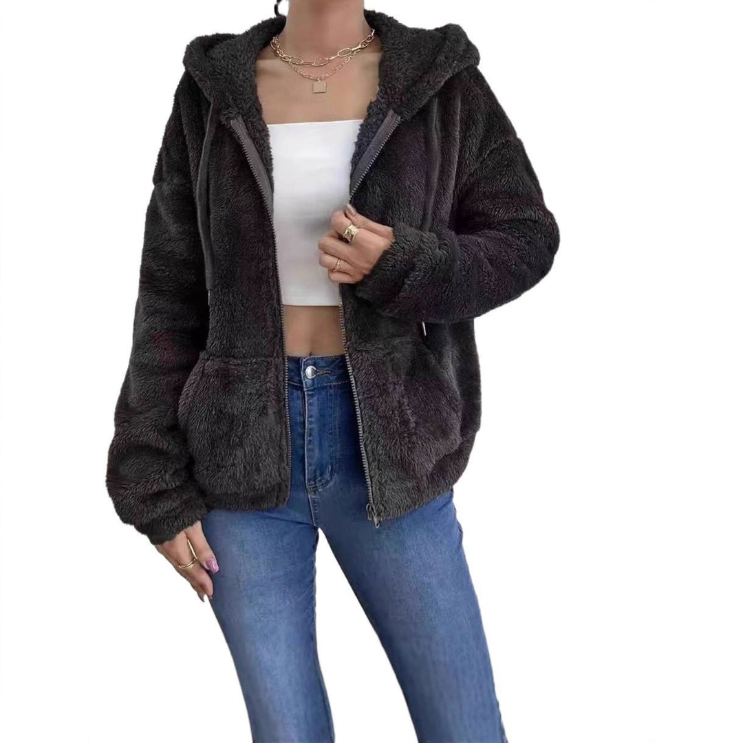 Ladies Cozy Hooded Jacket Lune London