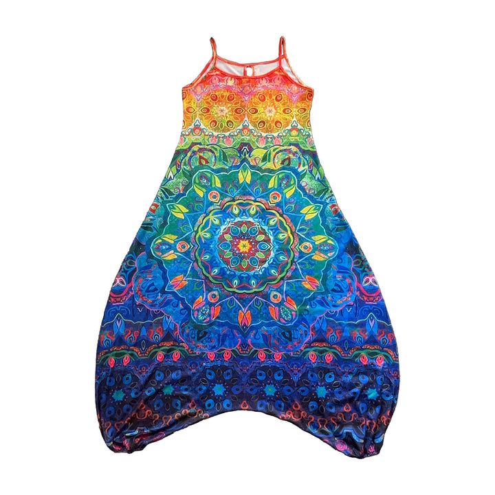 Women's jumpsuit with chic astrological print and style