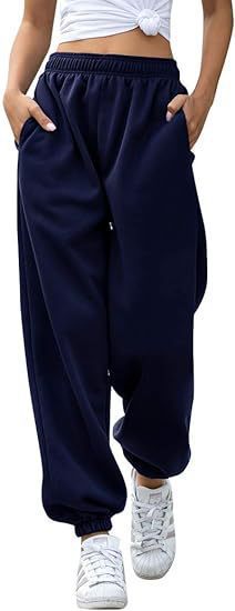 Casual pants for women with elastic waist and deep pockets Lune London