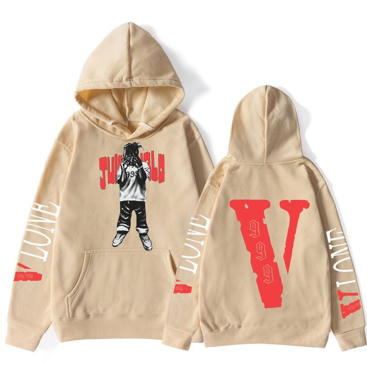 Women's hooded sweatshirt with artistic print and comfortable fit Lune London