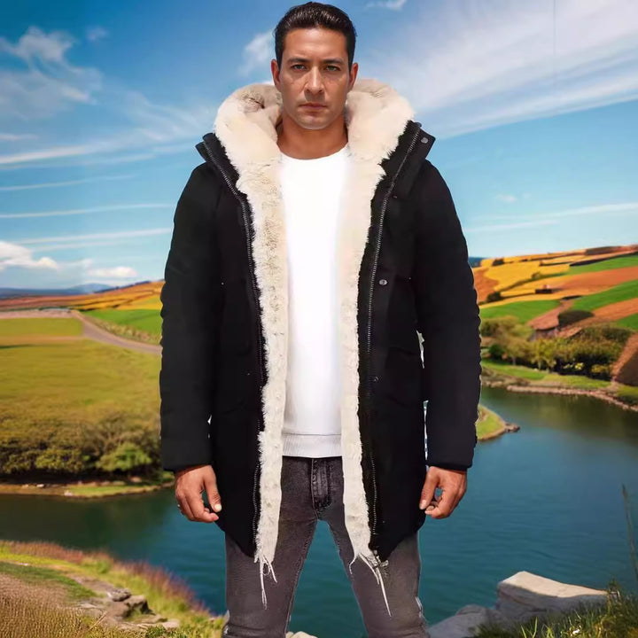 Utility jacket for women with warm teddy lining and practical zip pockets Lune London