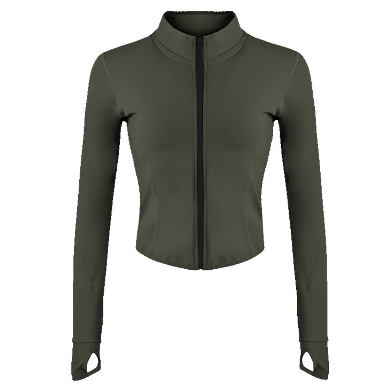 Sport jacket for women with a slim fit and thumb holes Lune London