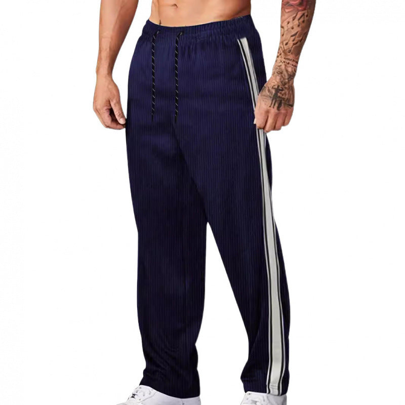 Men's sporty leisure pants with side stripes Lune London