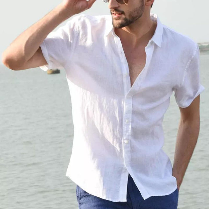 Men's Lightweight Linen Shirt Lune London