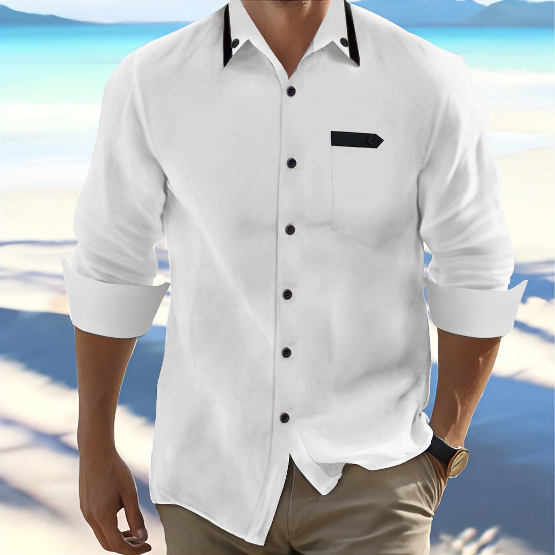 Men's Leisure Button-Up Shirt Lune London