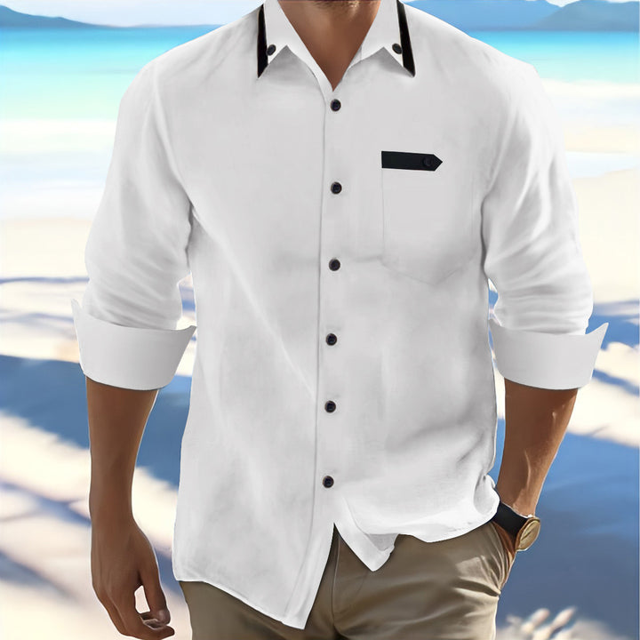 Men's Leisure Button-Up Shirt Lune London