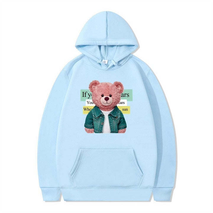 Women Hoodie with cute bear motif Chic & Stil
