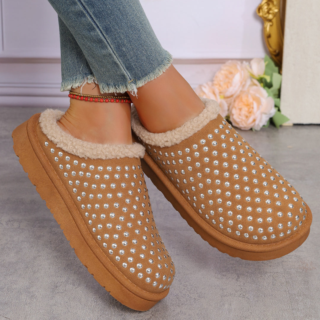 Slippers for women with sparkling accents and a cozy lining Lune London