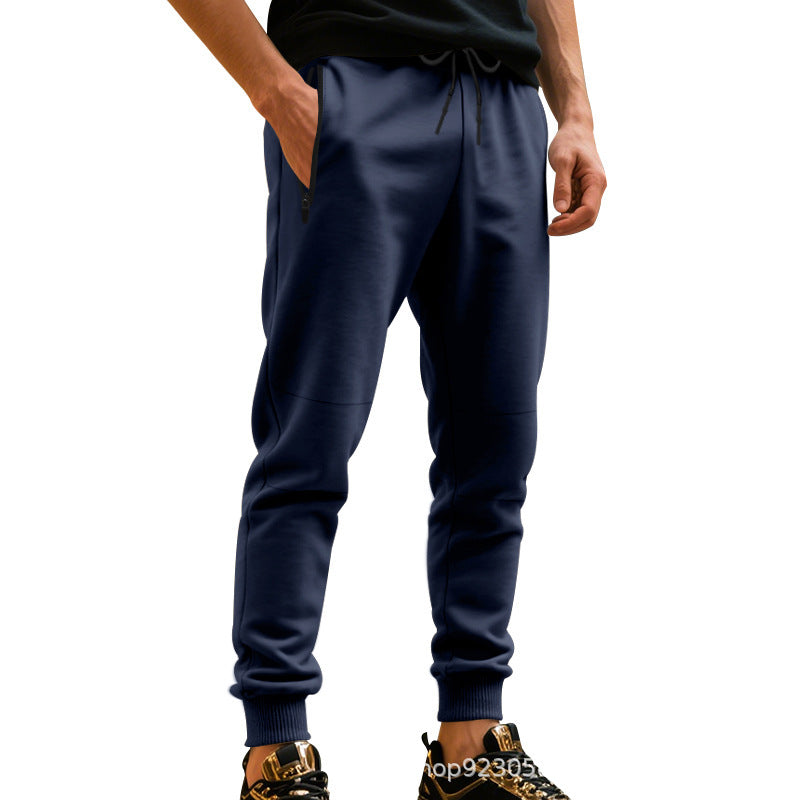 Men's leisure joggers with elastic waistband and moisture-regulating material Lune London