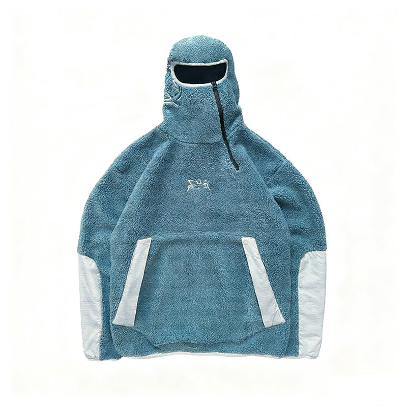 Pull en polaire pour femme avec col haut et poches pratiques Chic & Stil