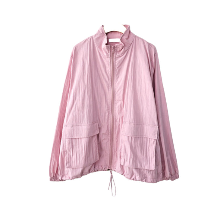 Women's transitional jacket with voluminous sleeves and practical pockets Chic & Stil