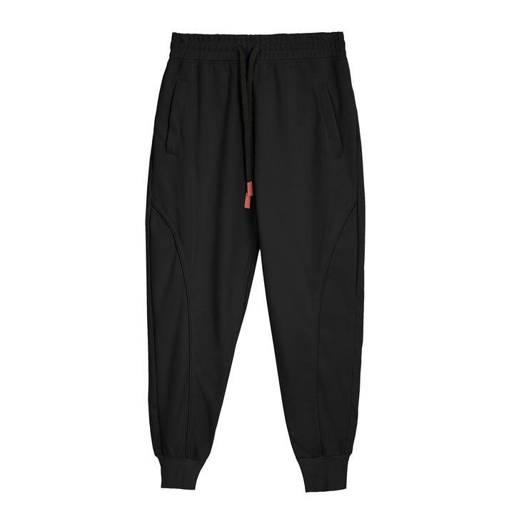 Sporty men's jogger pants with ergonomic cut and chic side inserts