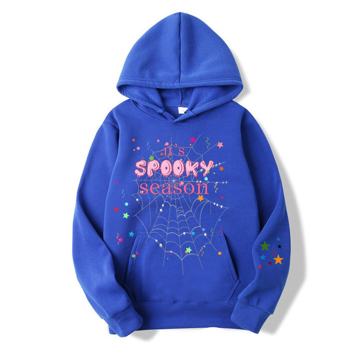 Women cozy hoodie with graphic Halloween design Chic & Stil