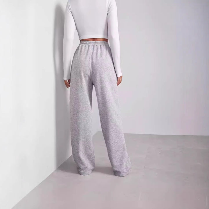 Casual wide pants for women with elastic waistband Lune London