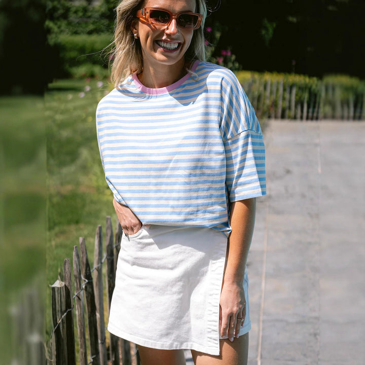 Casual and trendy striped T-shirt for women Lune London
