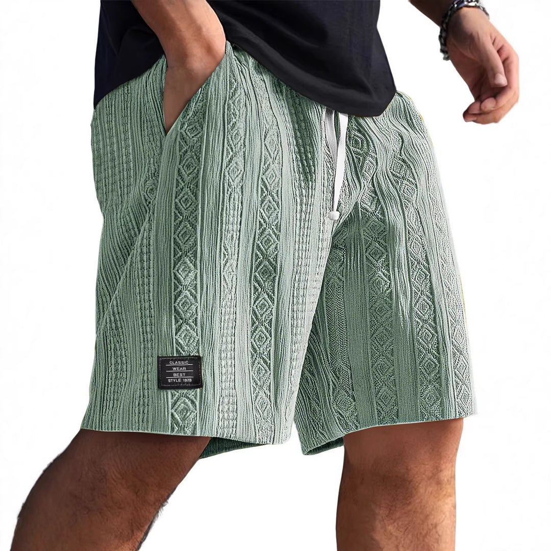 Men's Stylish Leisure Pants in Casual Knit Design Lune London