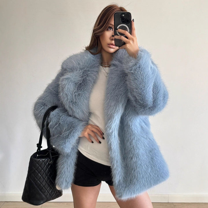 Ladies Luxury Faux Fur Jacket Lune London