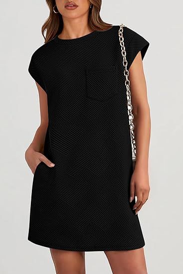 Casual dress for women with a modern graphic pattern Lune London